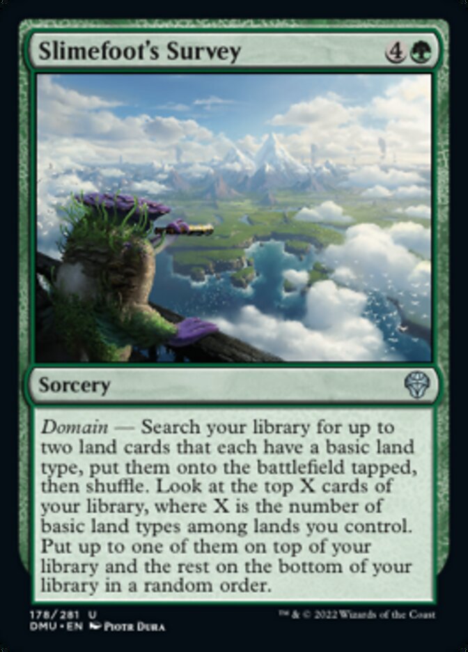 Slimefoot's Survey [Dominaria United] MTG Single Magic: The Gathering | Red Claw Gaming