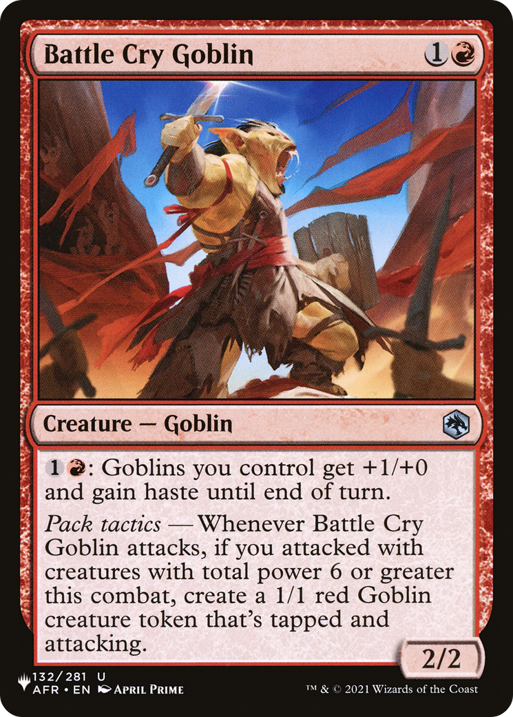 Battle Cry Goblin [The List] MTG Single Magic: The Gathering | Red Claw Gaming