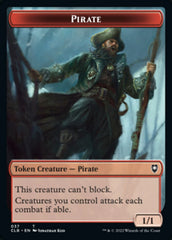 Pirate // Goblin Double-Sided Token [Commander Legends: Battle for Baldur's Gate Tokens] MTG Single Magic: The Gathering | Red Claw Gaming