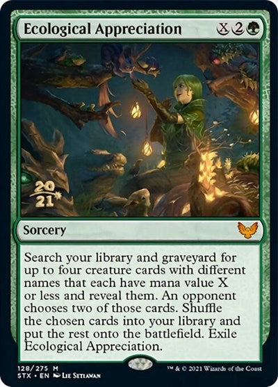 Ecological Appreciation [Strixhaven: School of Mages Prerelease Promos] MTG Single Magic: The Gathering | Red Claw Gaming