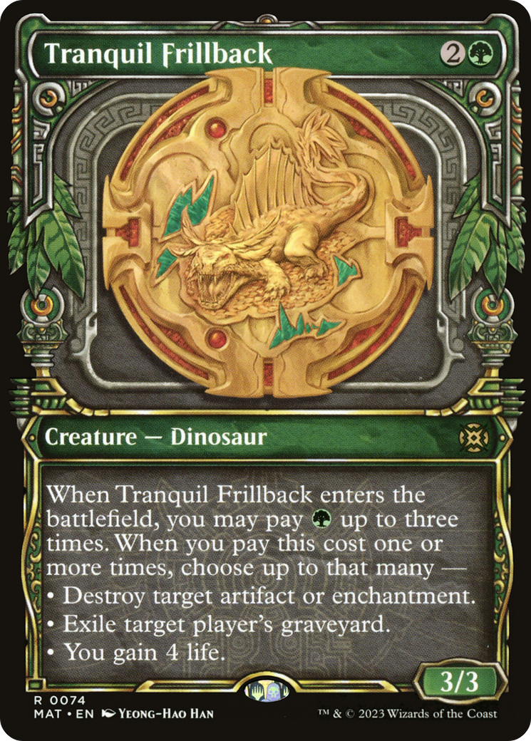 Tranquil Frillback (Showcase) [March of the Machine: The Aftermath] MTG Single Magic: The Gathering | Red Claw Gaming
