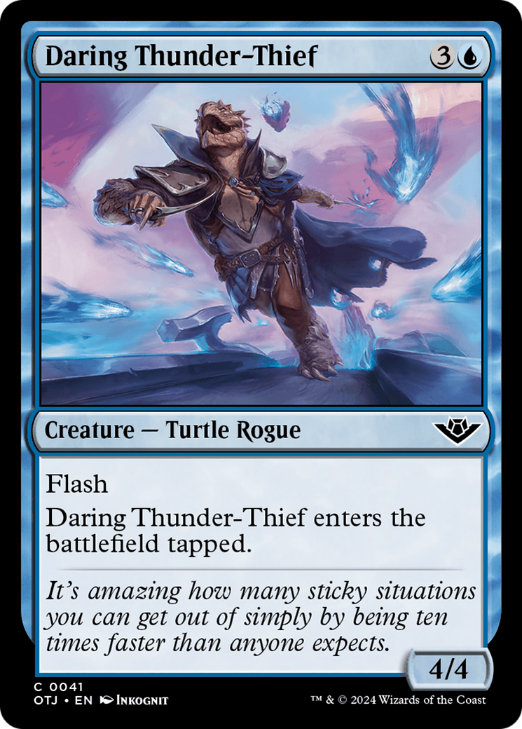 Daring Thunder-Thief [Outlaws of Thunder Junction] MTG Single Magic: The Gathering    | Red Claw Gaming