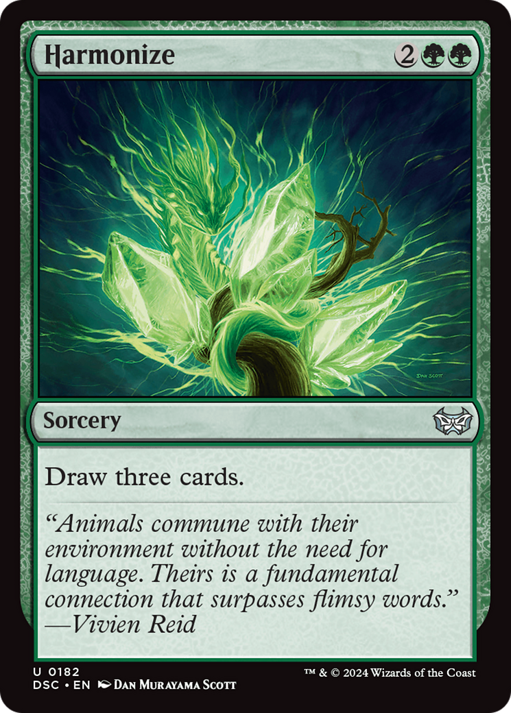 Harmonize [Duskmourn: House of Horror Commander] MTG Single Magic: The Gathering | Red Claw Gaming