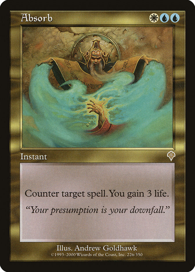 Absorb [Invasion] MTG Single Magic: The Gathering | Red Claw Gaming