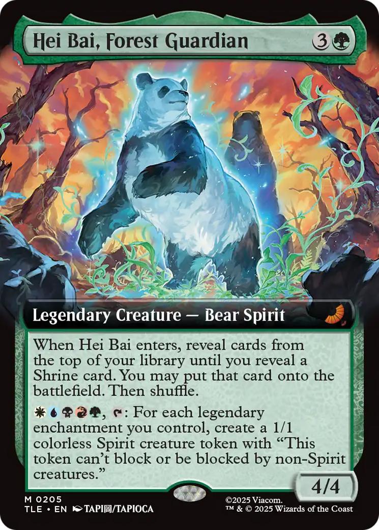 Hei Bai, Forest Guardian (Extended Art) [Avatar: The Last Airbender: Eternal-Legal] | Red Claw Gaming