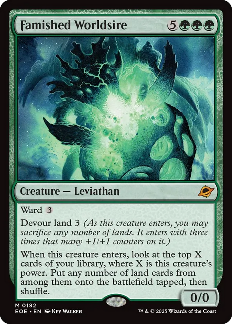Famished Worldsire [Edge of Eternities] MTG Single Magic: The Gathering | Red Claw Gaming