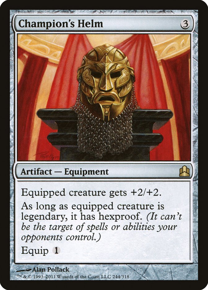Champion's Helm [Commander 2011] MTG Single Magic: The Gathering | Red Claw Gaming