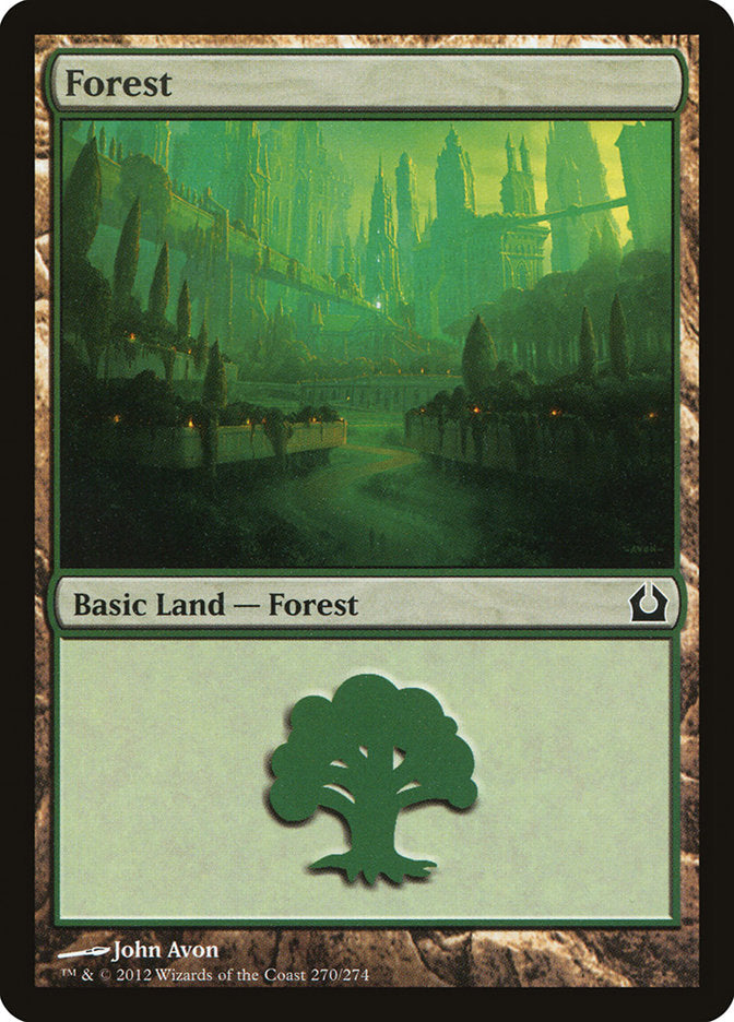 Forest (270) [Return to Ravnica] MTG Single Magic: The Gathering | Red Claw Gaming