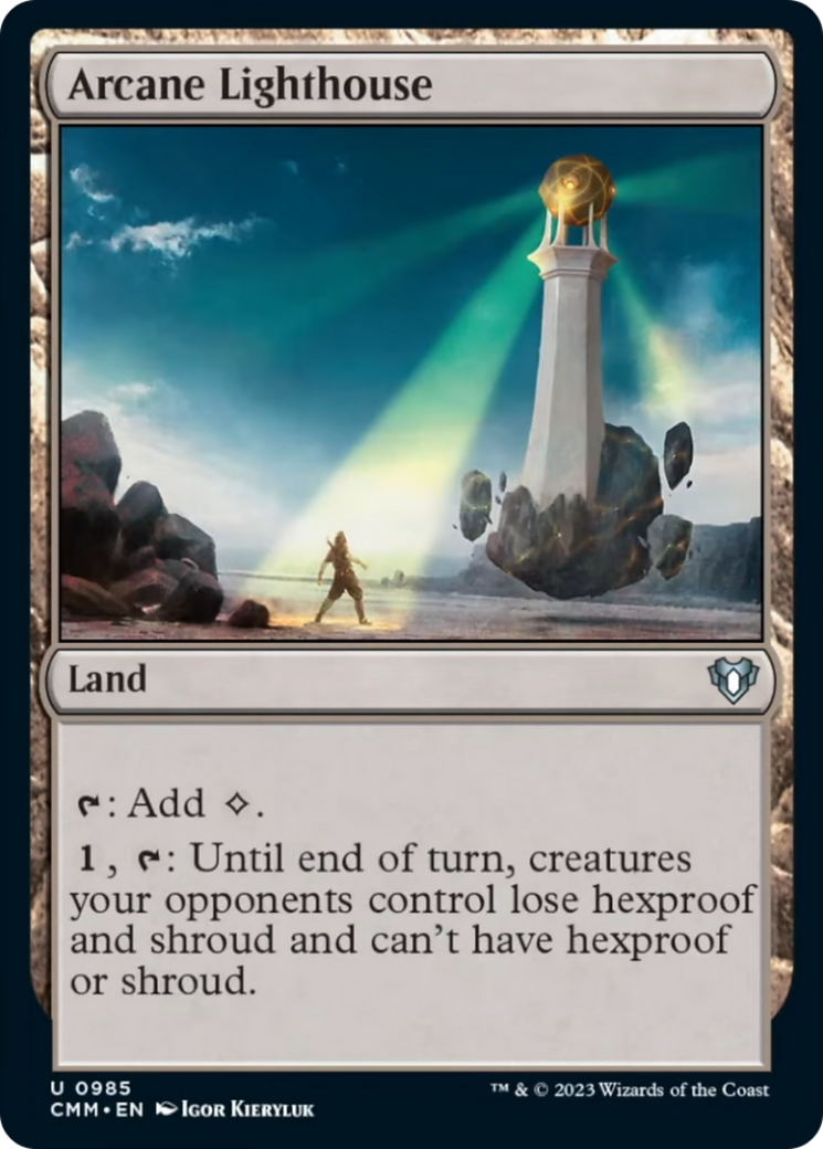 Arcane Lighthouse [Commander Masters] MTG Single Magic: The Gathering | Red Claw Gaming