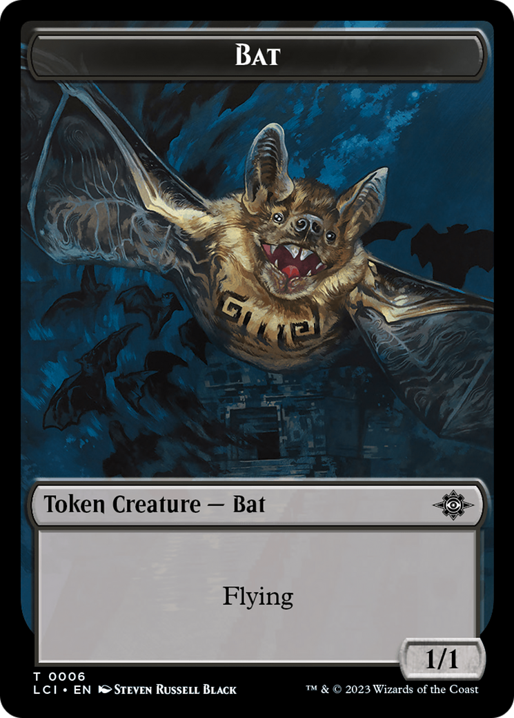 Map // Bat Double-Sided Token [The Lost Caverns of Ixalan Tokens] MTG Single Magic: The Gathering | Red Claw Gaming