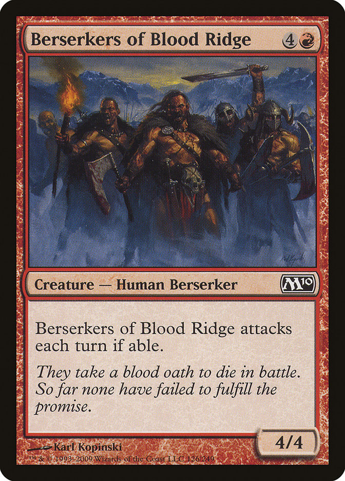 Berserkers of Blood Ridge [Magic 2010] MTG Single Magic: The Gathering | Red Claw Gaming