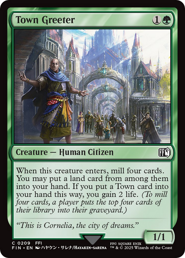 Town Greeter [FINAL FANTASY] MTG Single Magic: The Gathering | Red Claw Gaming