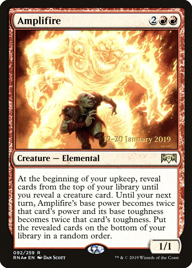 Amplifire [Ravnica Allegiance Prerelease Promos] MTG Single Magic: The Gathering | Red Claw Gaming