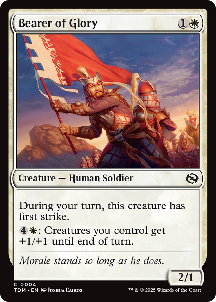 Bearer of Glory [Tarkir: Dragonstorm] MTG Single Magic: The Gathering | Red Claw Gaming