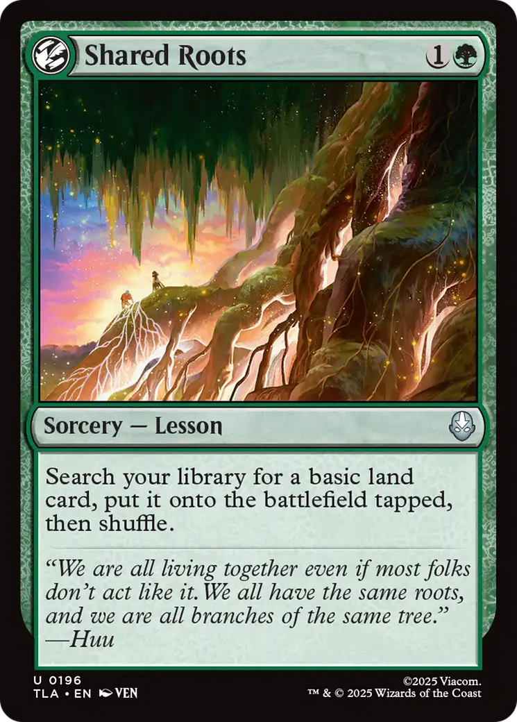 Shared Roots [Avatar: The Last Airbender] MTG Single Magic: The Gathering | Red Claw Gaming