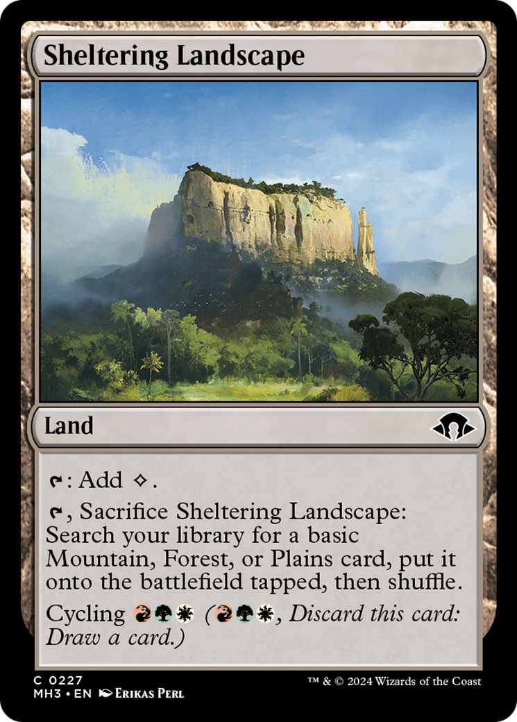 Sheltering Landscape [Modern Horizons 3] MTG Single Magic: The Gathering    | Red Claw Gaming