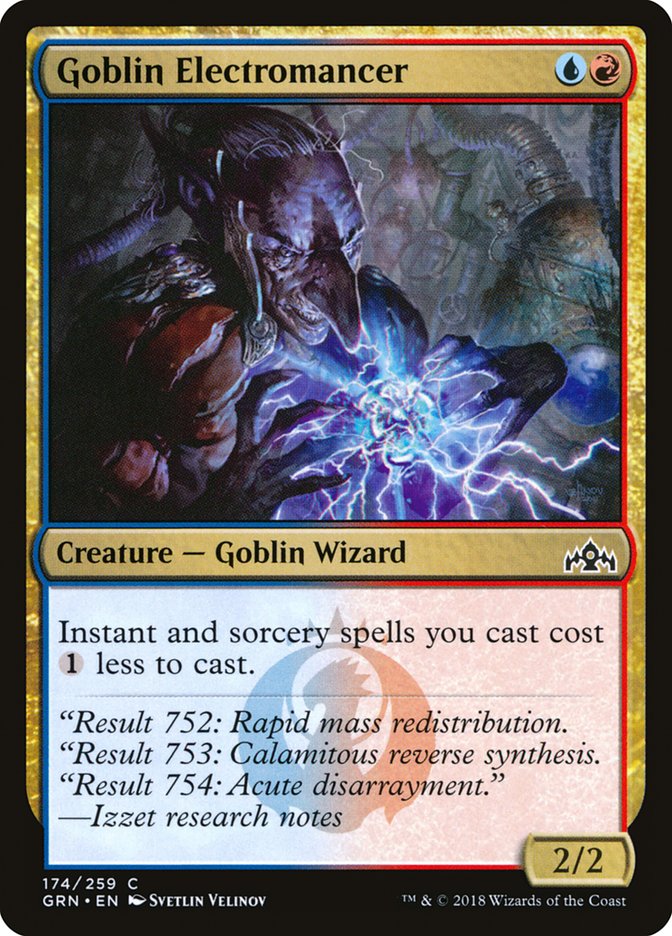 Goblin Electromancer [Guilds of Ravnica] MTG Single Magic: The Gathering | Red Claw Gaming