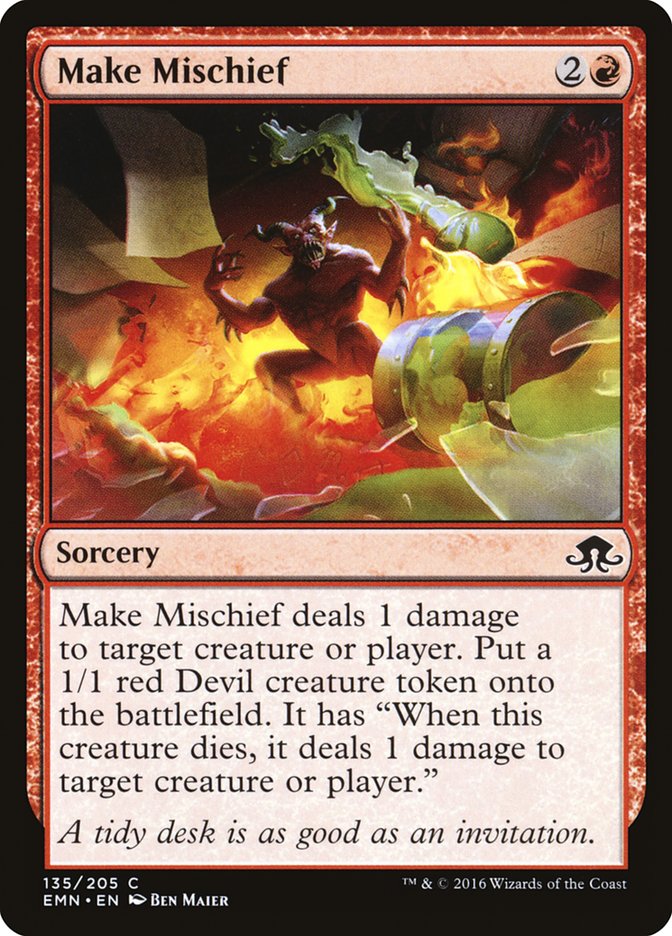 Make Mischief [Eldritch Moon] MTG Single Magic: The Gathering | Red Claw Gaming