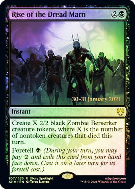 Rise of the Dread Marn [Kaldheim Prerelease Promos] MTG Single Magic: The Gathering | Red Claw Gaming