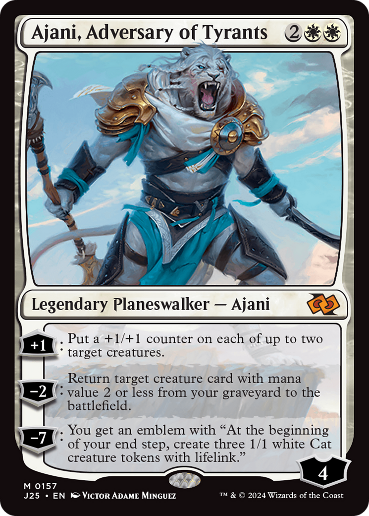 Ajani, Adversary of Tyrants [Foundations Jumpstart] MTG Single Magic: The Gathering | Red Claw Gaming