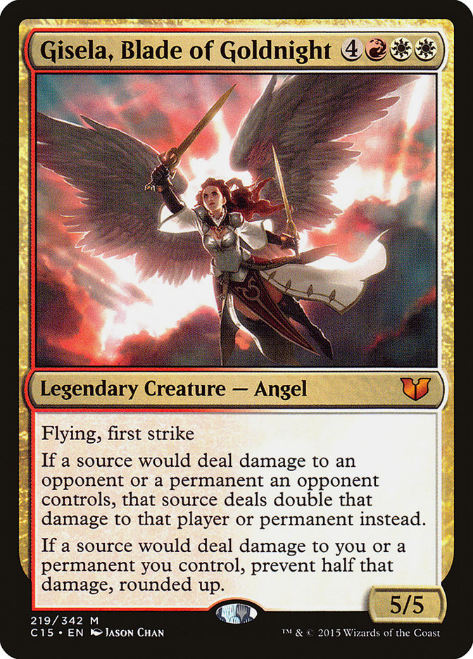 Gisela, Blade of Goldnight [Commander 2015] MTG Single Magic: The Gathering | Red Claw Gaming