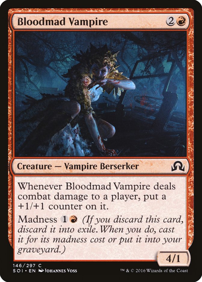 Bloodmad Vampire [Shadows over Innistrad] MTG Single Magic: The Gathering | Red Claw Gaming