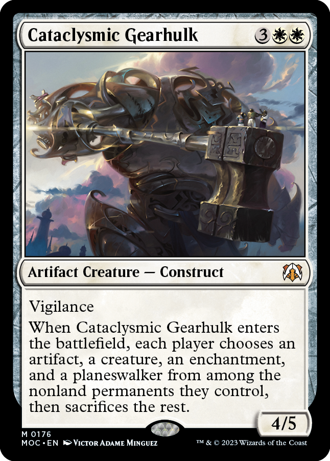 Cataclysmic Gearhulk [March of the Machine Commander] MTG Single Magic: The Gathering | Red Claw Gaming