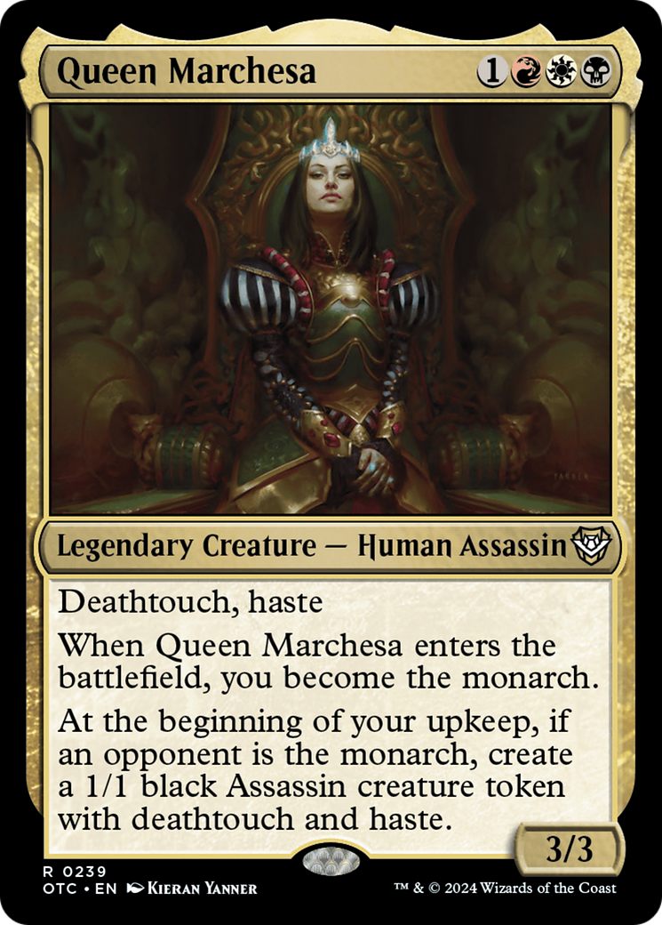 Queen Marchesa [Outlaws of Thunder Junction Commander] MTG Single Magic: The Gathering | Red Claw Gaming
