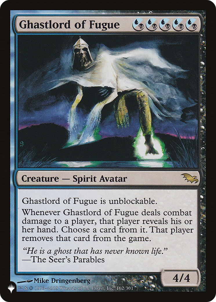 Ghastlord of Fugue [The List] MTG Single Magic: The Gathering    | Red Claw Gaming