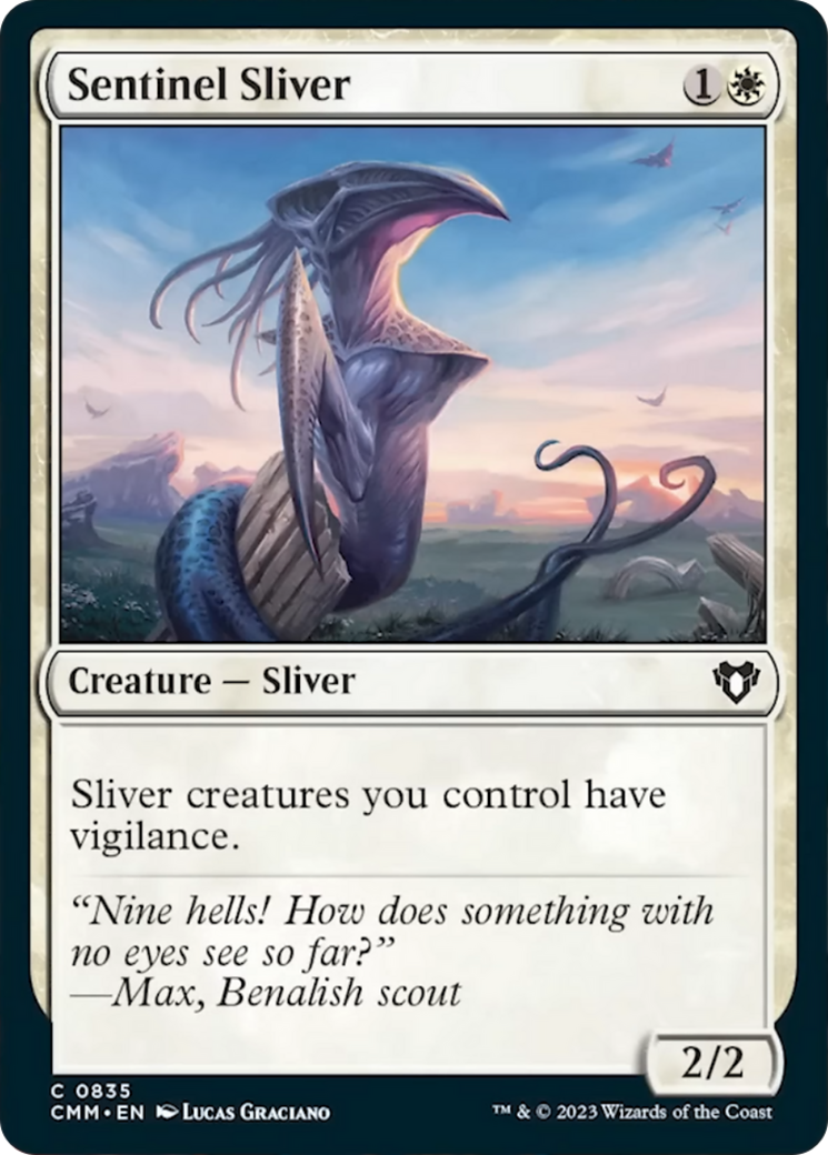 Sentinel Sliver [Commander Masters] MTG Single Magic: The Gathering | Red Claw Gaming