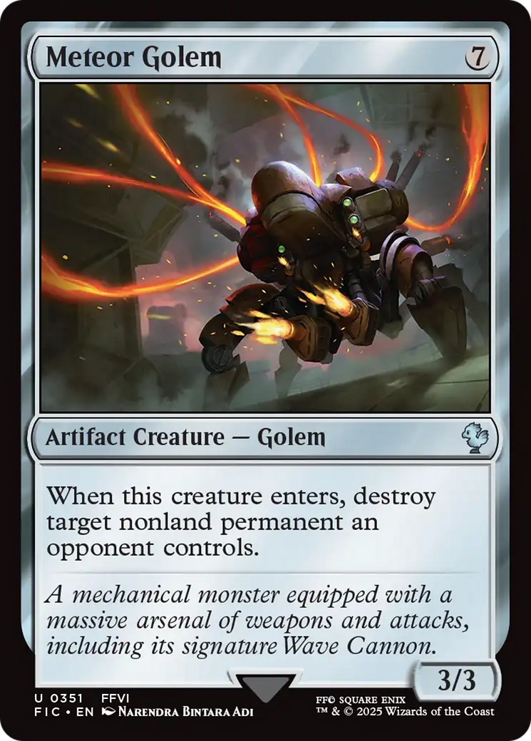 Meteor Golem [FINAL FANTASY Commander] MTG Single Magic: The Gathering | Red Claw Gaming