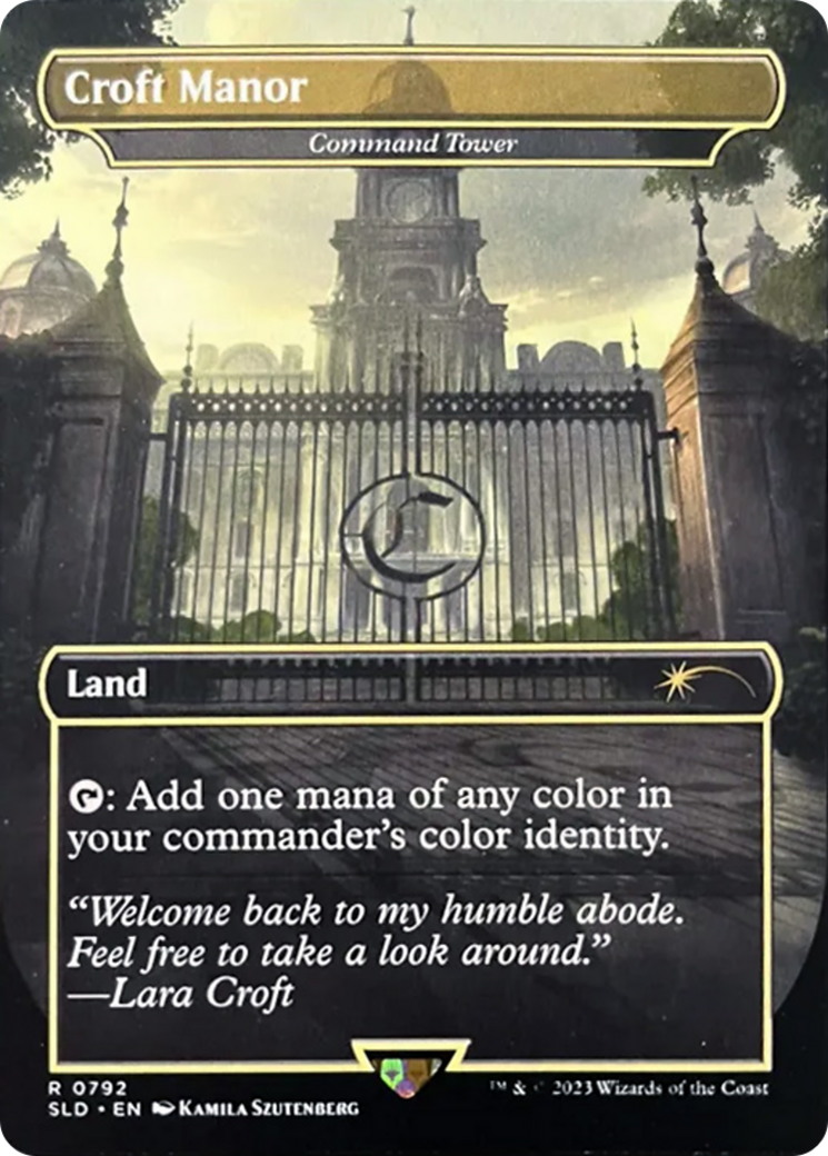 Croft Manor - Command Tower [Secret Lair Drop Series] MTG Single Magic: The Gathering | Red Claw Gaming