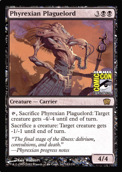 Phyrexian Plaguelord (San Diego Comic Con Oversized) [Oversize Cards] MTG Single Magic: The Gathering | Red Claw Gaming
