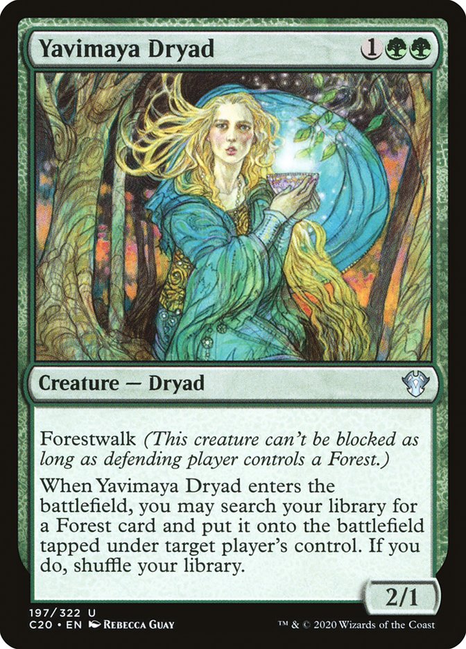 Yavimaya Dryad [Commander 2020] MTG Single Magic: The Gathering | Red Claw Gaming