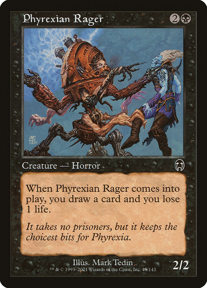 Phyrexian Rager [Apocalypse] MTG Single Magic: The Gathering | Red Claw Gaming