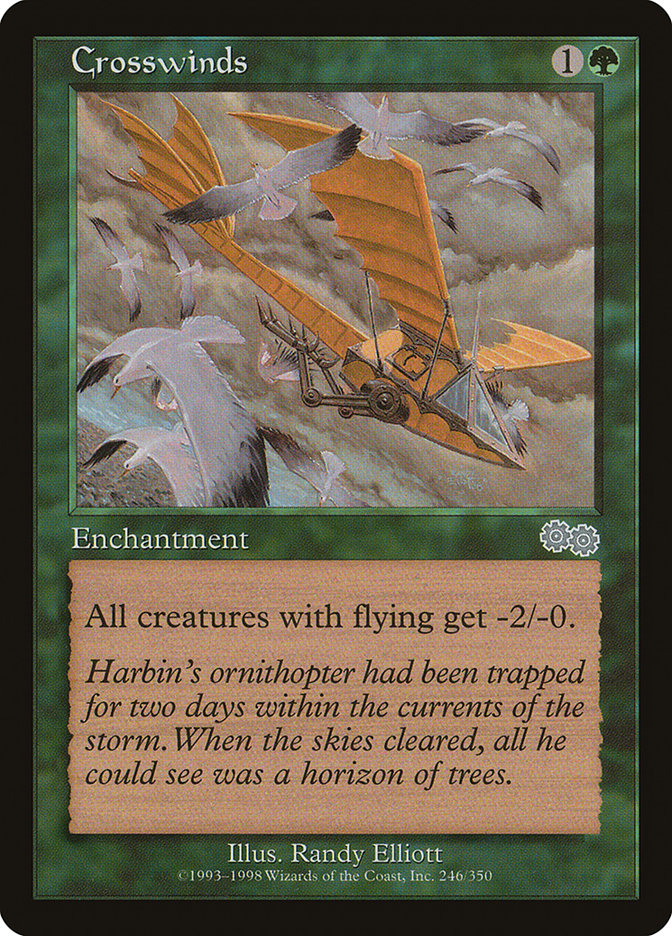 Crosswinds [Urza's Saga] MTG Single Magic: The Gathering | Red Claw Gaming