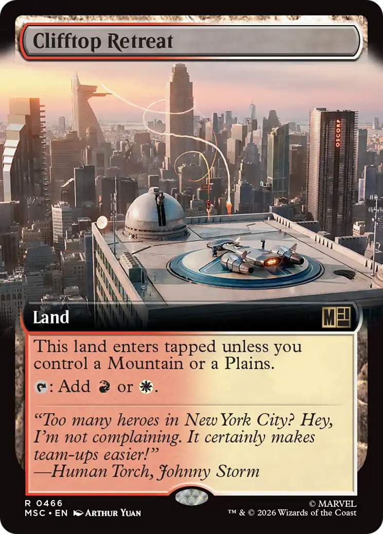 Clifftop Retreat (Extended Art) [Marvel Super Heroes Commander] | Red Claw Gaming