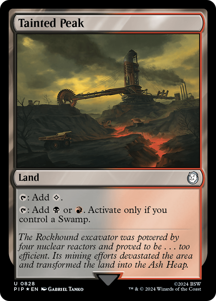 Tainted Peak (Surge Foil) [Fallout] MTG Single Magic: The Gathering | Red Claw Gaming