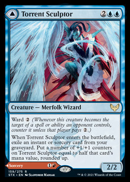 Torrent Sculptor // Flamethrower Sonata [Strixhaven: School of Mages] MTG Single Magic: The Gathering | Red Claw Gaming