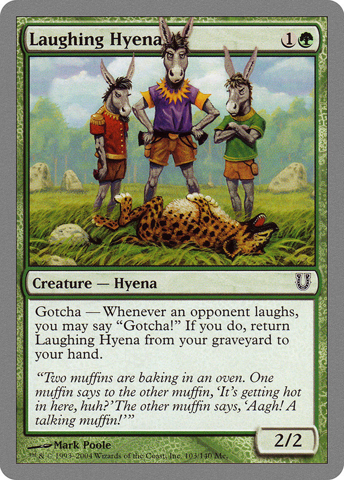 Laughing Hyena [Unhinged] MTG Single Magic: The Gathering | Red Claw Gaming