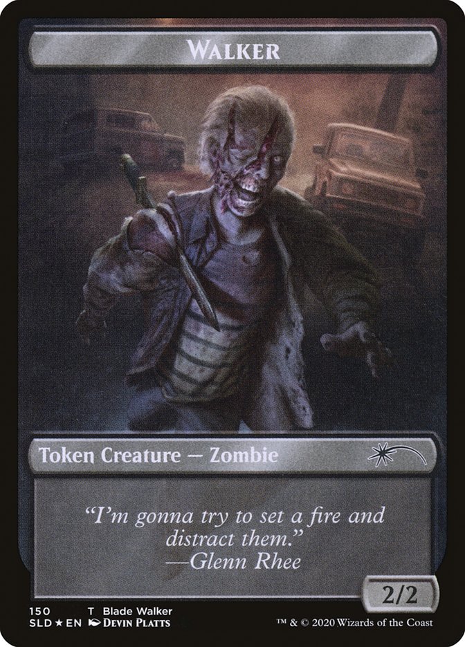 Walker (150 //151) Double-Sided Token [Secret Lair Drop Series] MTG Single Magic: The Gathering | Red Claw Gaming