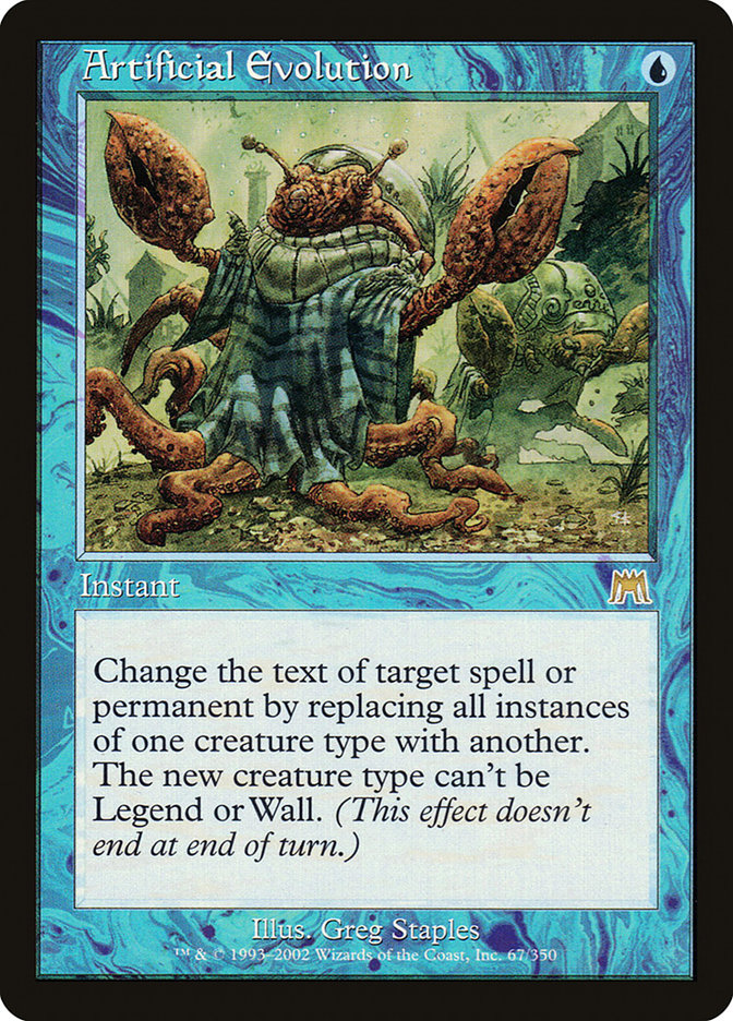 Artificial Evolution [Onslaught] MTG Single Magic: The Gathering | Red Claw Gaming