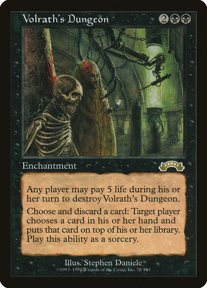 Volrath's Dungeon [Exodus] MTG Single Magic: The Gathering | Red Claw Gaming