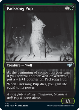 Packsong Pup [Innistrad: Double Feature] MTG Single Magic: The Gathering | Red Claw Gaming