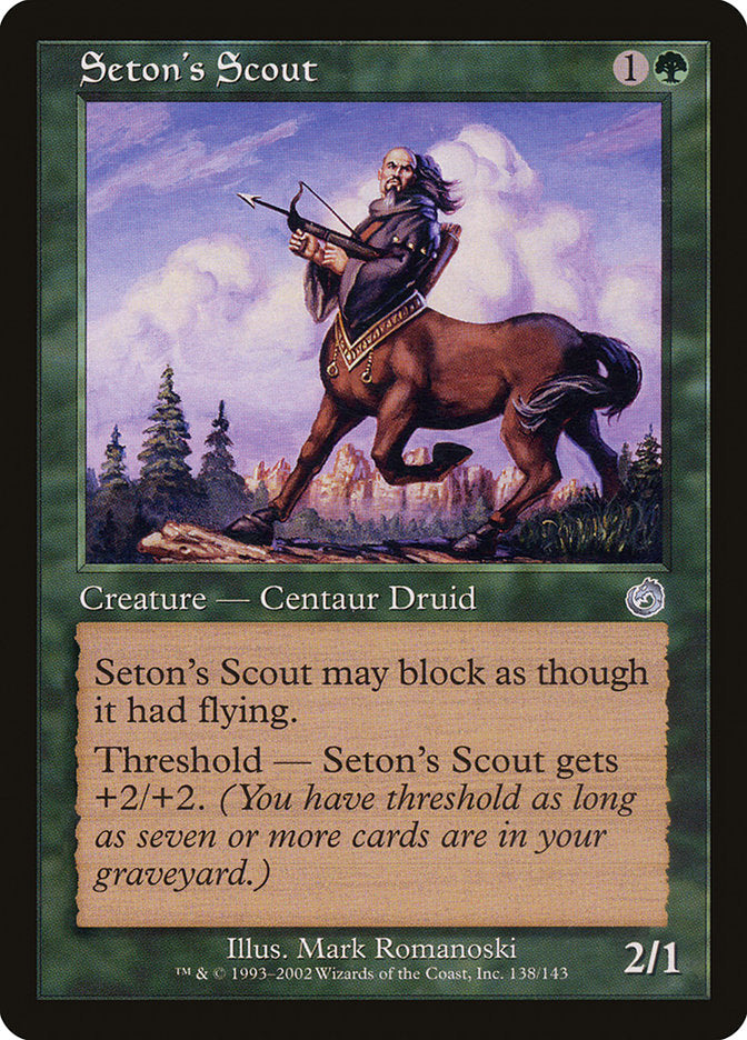 Seton's Scout [Torment] MTG Single Magic: The Gathering | Red Claw Gaming