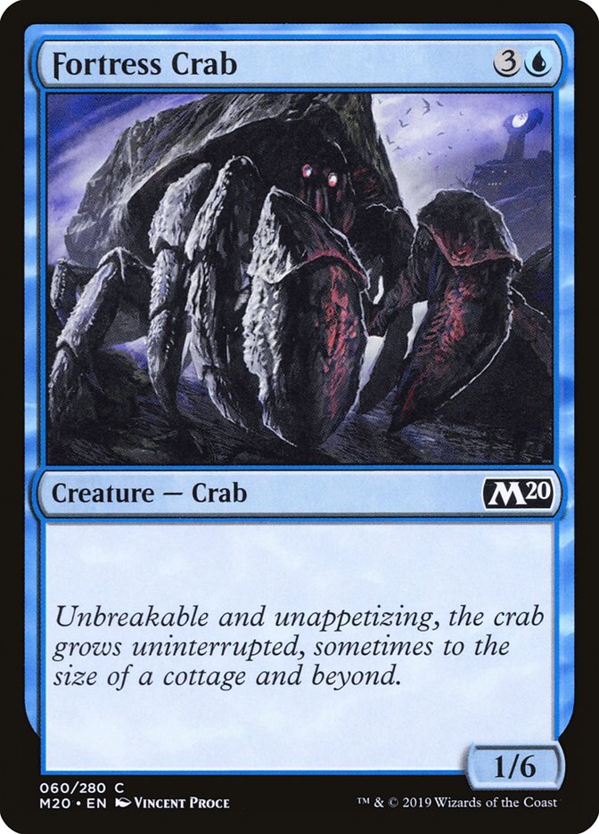 Fortress Crab [Core Set 2020] MTG Single Magic: The Gathering | Red Claw Gaming