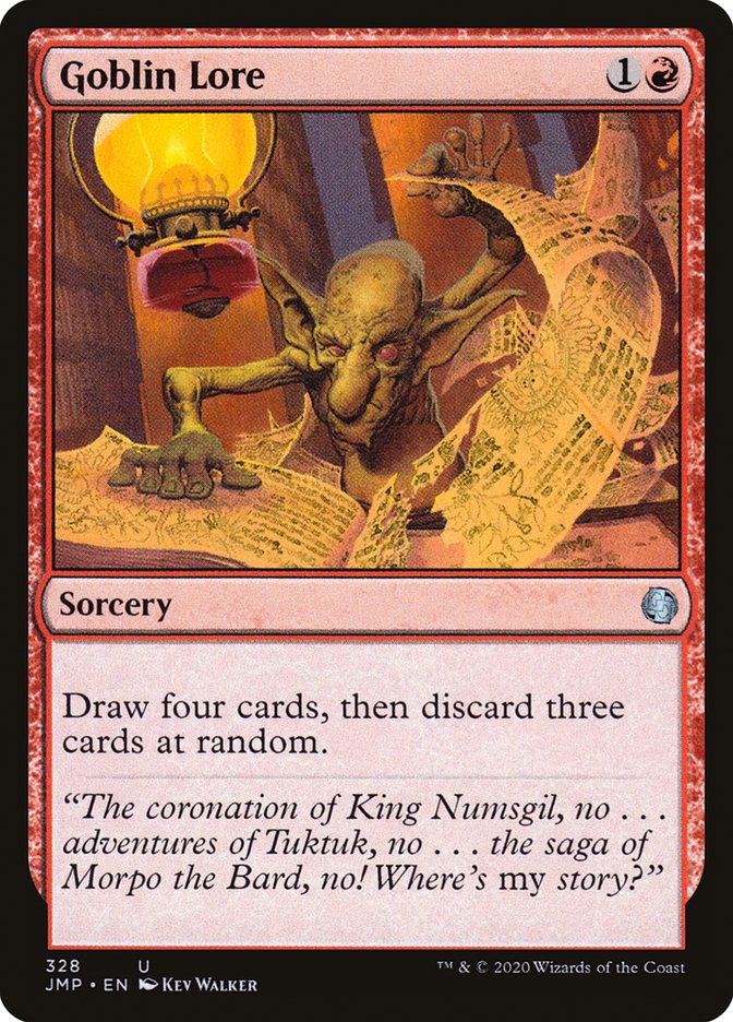 Goblin Lore [Jumpstart] MTG Single Magic: The Gathering | Red Claw Gaming