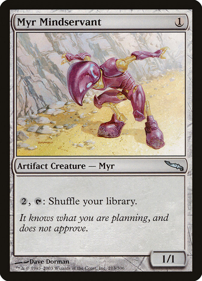 Myr Mindservant [Mirrodin] MTG Single Magic: The Gathering | Red Claw Gaming