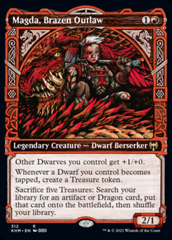 Magda, Brazen Outlaw (Showcase) [Kaldheim] MTG Single Magic: The Gathering | Red Claw Gaming