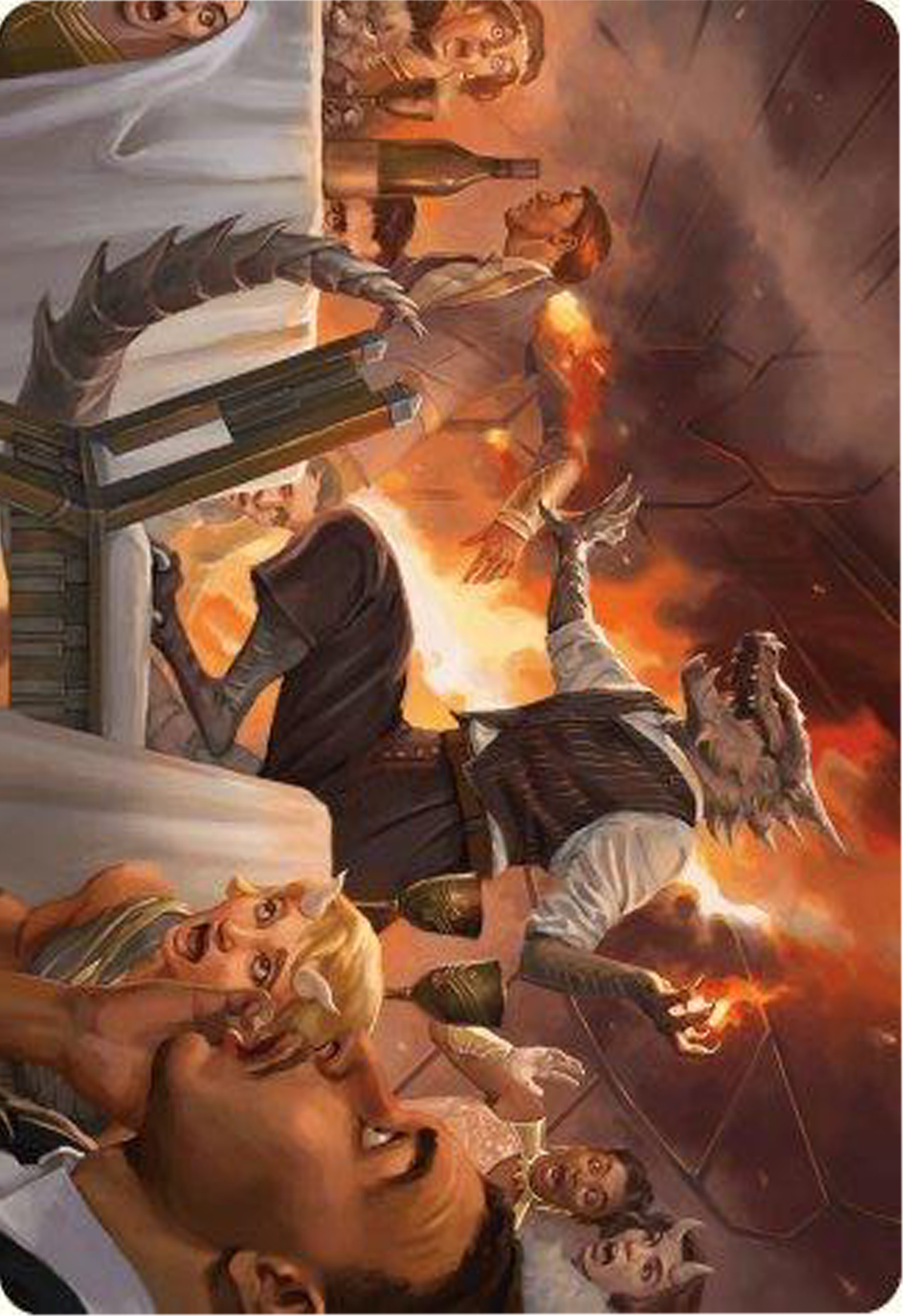 Party Thrasher Art Card [Modern Horizons 3 Art Series] MTG Single Magic: The Gathering    | Red Claw Gaming